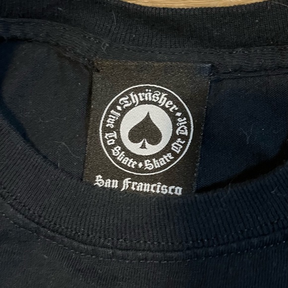 Thrasher Crow Flame Graphic Tee - Picture 3 of 5